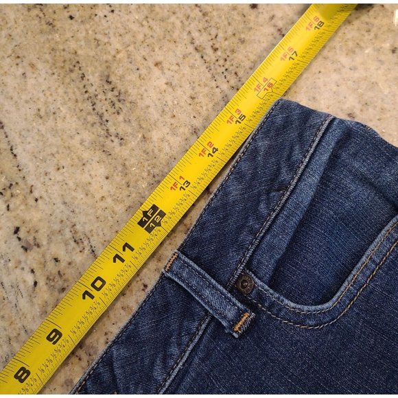 LL Bean Womens Flannel Lined Jeans Size 12 Reg Classic Fit 2 pair Lot - Picture 8 of 16